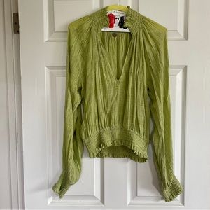 FP One Solid Smocked Top
